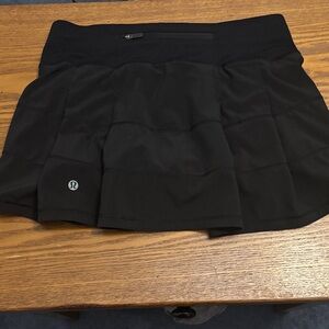 lululemon athletica Classic Black Mini Skirt
